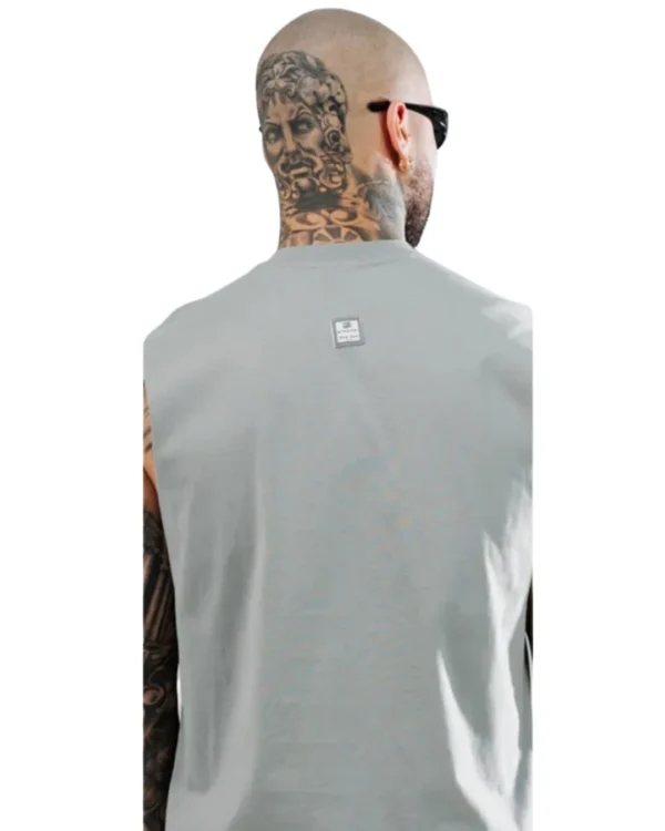 Camisilla gris minimalista Camisilla Basica