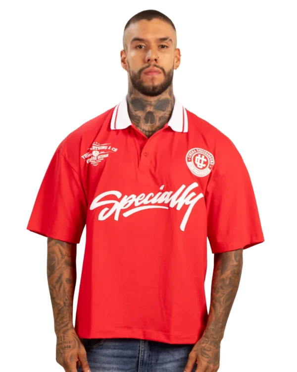 Camiseta Polo Premium Specially Red