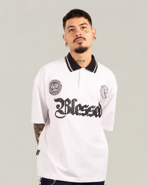 Camiseta Polo Premium Bike Shed Black