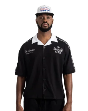 Camisa Boxy Stoner Club Black