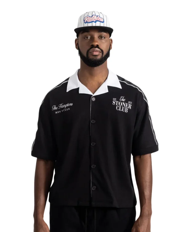 Camisa Boxy Stoner Club Black