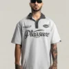 Camiseta Polo Oversize Pleasure Grey