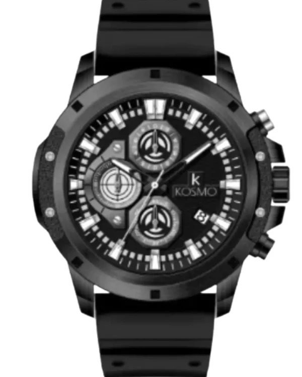 Reloj KOSMO Tactical Chrono "Stealth Black"
