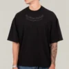 Camiseta Oversize "Sensitive Content" Black
