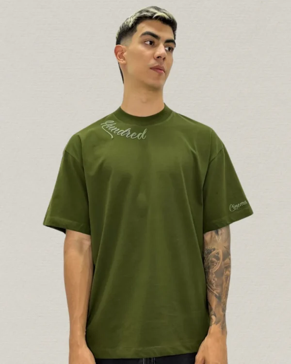 Camiseta Oversize Relief Arc Charcoal