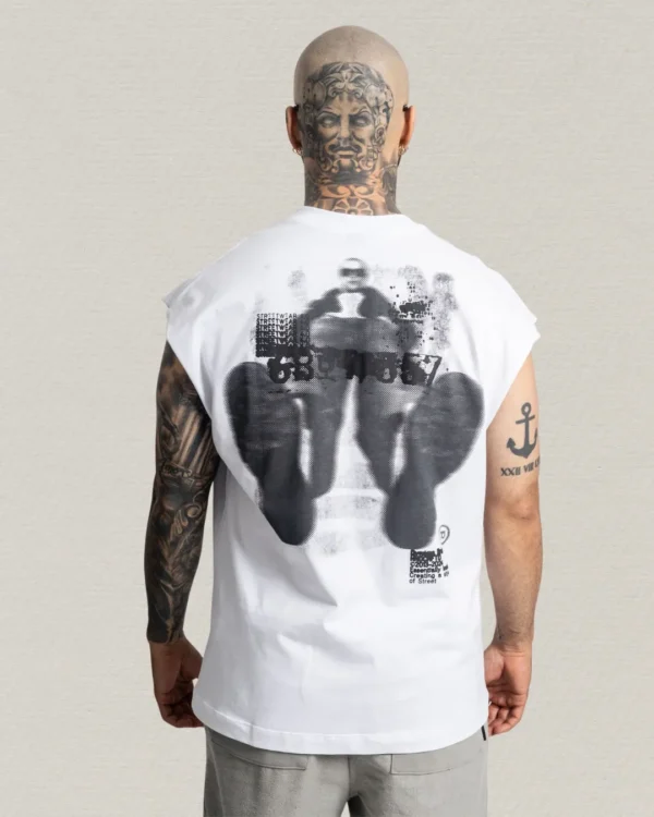 Camisilla con Mangas Elaboradas