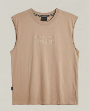 Camisilla Kaki Typo Front