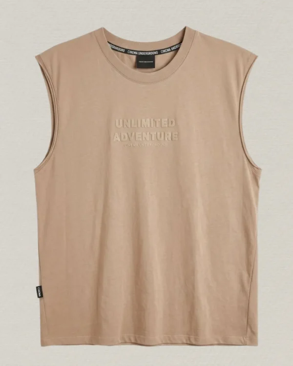 Camisilla Kaki Typo Front