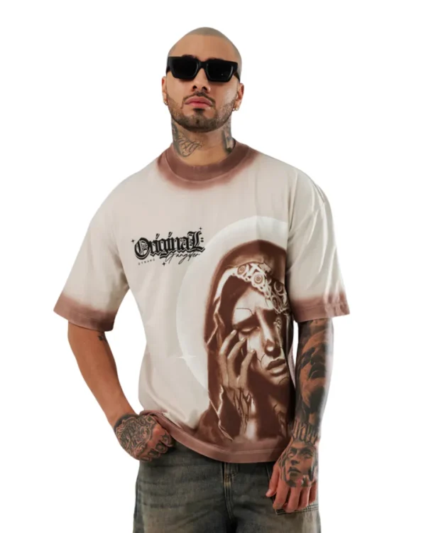 Camiseta Oversize Essential Grey