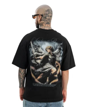 Camiseta Oversize El Juicio del Cielo Black