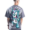 Camiseta Oversize Mad Teddy Grey