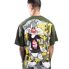 Camiseta Oversize Money Sylvester Olive