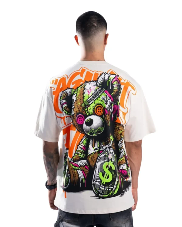 Camiseta Oversize Voodoo Bear Beige