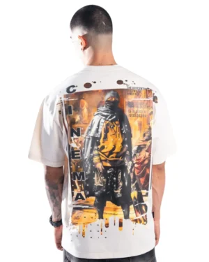 Camiseta Oversize Cinema Desert Beige