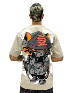 Camiseta Oversize Ronin Tech Beige