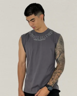 Camisilla Gris Oscuro Confeccionada