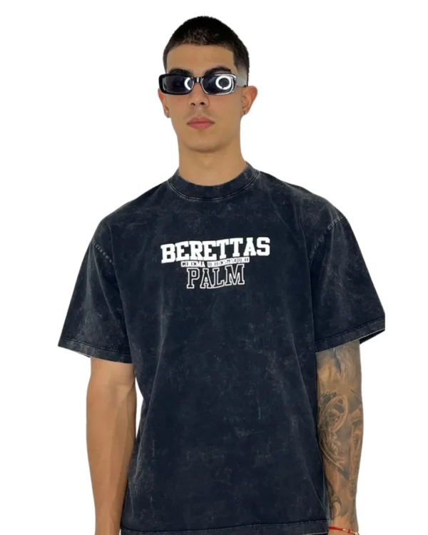 Camiseta Oversize Berettas Acid Wash