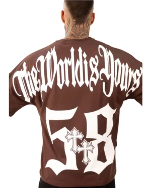 Camiseta Oversize Cinema 58 Chocolate