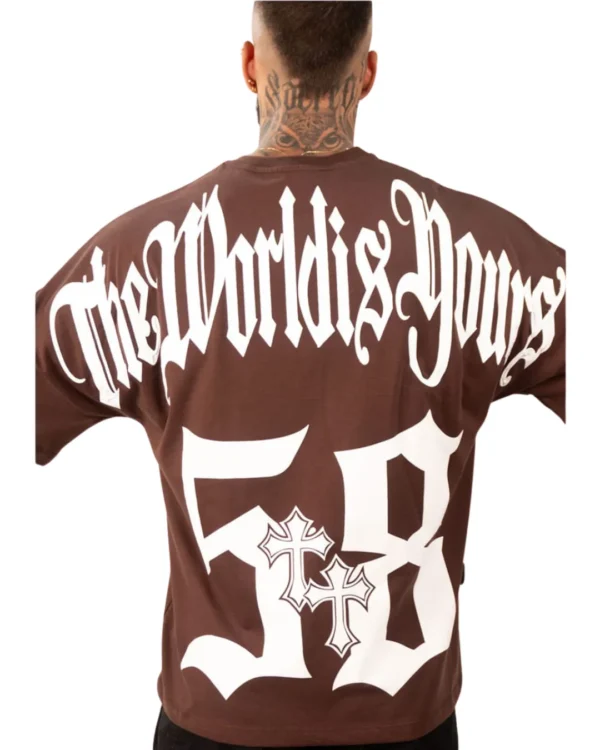 Camiseta Oversize Cinema 58 Chocolate