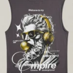 Camisilla Gris  Oscura Empire