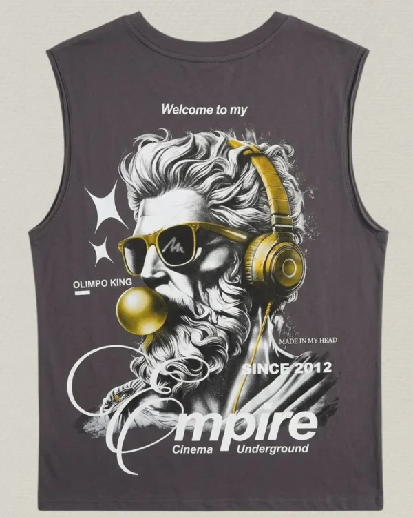 Camisilla Gris  Oscura Empire