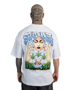 Camiseta Oversize Stoner White