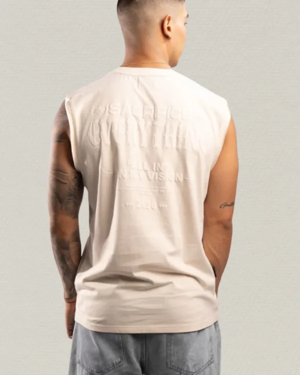 Camisilla Estampada Beige