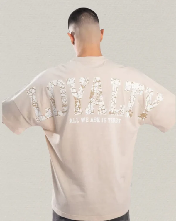 Camiseta Oversize Loyalty Beige