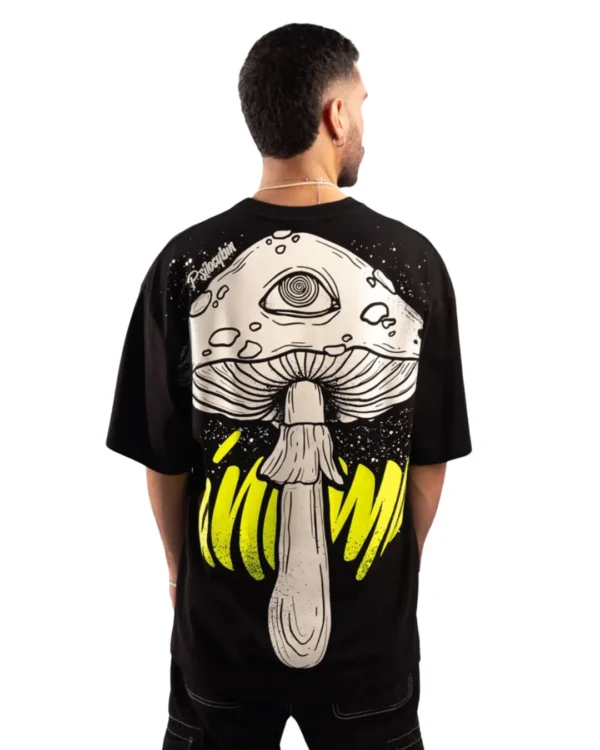 Camiseta Oversize Dynamo Mushroom Black