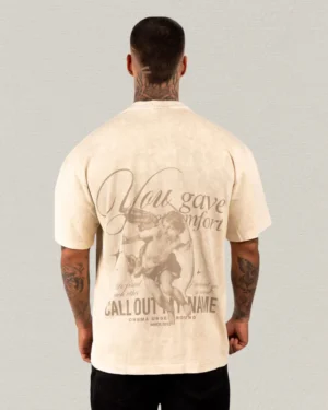 Camiseta Oversize Call Out My Name Acid Wash