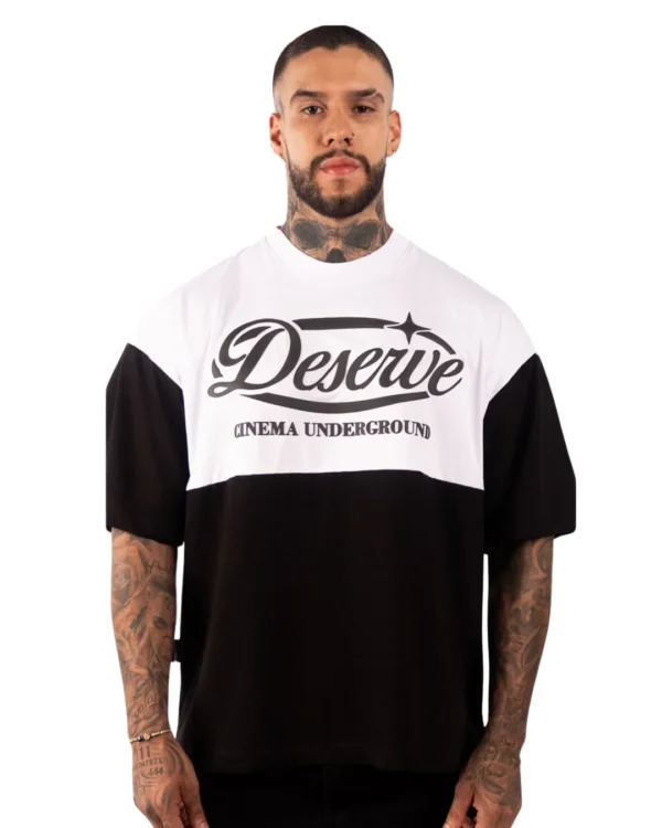 Camiseta Oversize Deserve Bicolor