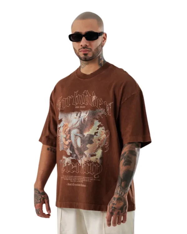 Camiseta Oversize Forbidden Eternity Brown
