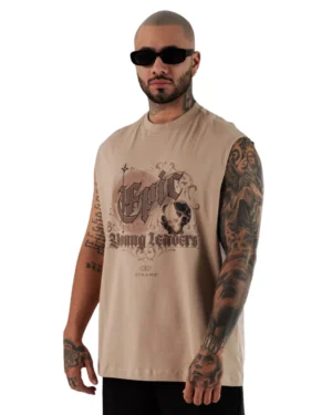 Camisilla Tono Khaki Confeccionada