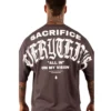 Camiseta Oversize Sacrifice Everything Grey