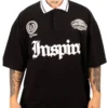 Camiseta Polo Oversize Inspire Black
