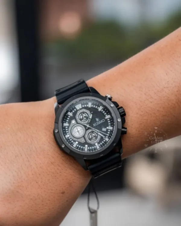 Reloj KOSMO Tactical Chrono "Stealth Black"