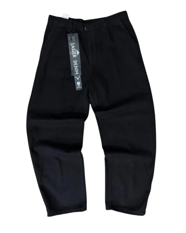 Jean Baggy "Jager Denim - Solid Black"