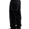 Jean Baggy "Jager Denim - Black & White Contrast"