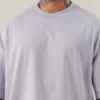 Camiseta Oversize Básica "Lavender Mist"