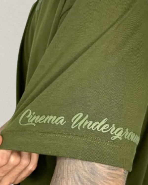 Camiseta Oversize Relief Arc Charcoal