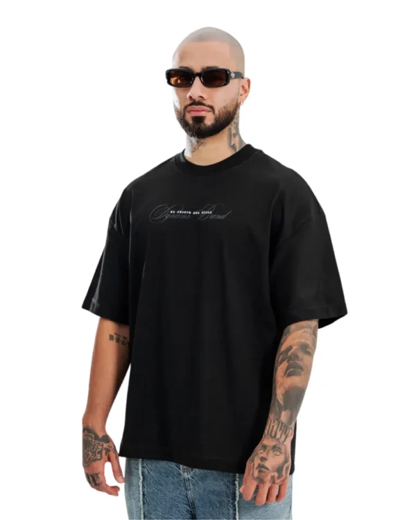Camiseta Oversize El Juicio del Cielo Black