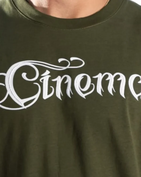 Camiseta Oversize The Real Dream Olive