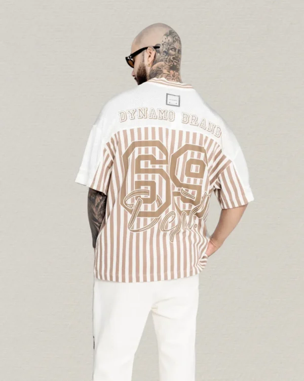 Camiseta Oversize Dynamo Brand 69 Beige