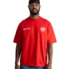 Camiseta Oversize DNM Rebel Red