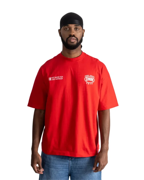 Camiseta Oversize DNM Rebel Red