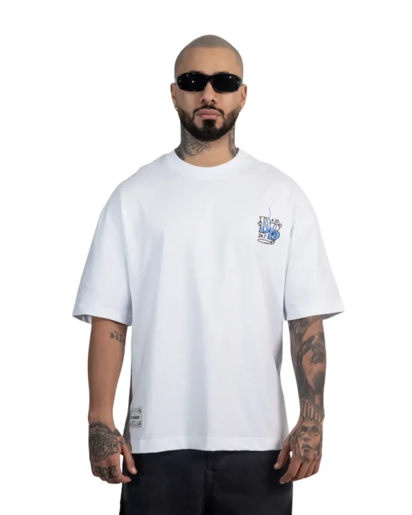 Camiseta Oversize Stoner White