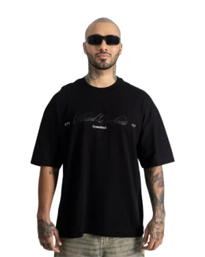 Camiseta Oversize Blessed By Darkness Black