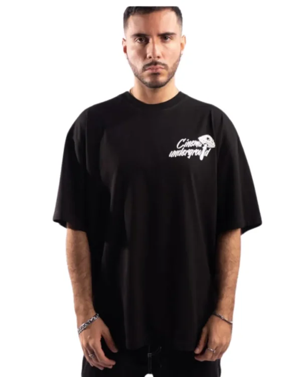 Camiseta Oversize Dynamo Mushroom Black