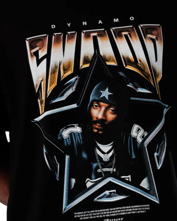 Camiseta Oversize Snoop Dogg Black