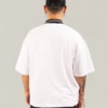 Camiseta Polo Oversize Signature White